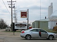 USA - Dwight IL - Abandoned Smaterjax Grill & Pizzeria Sign (8 Apr 2009)